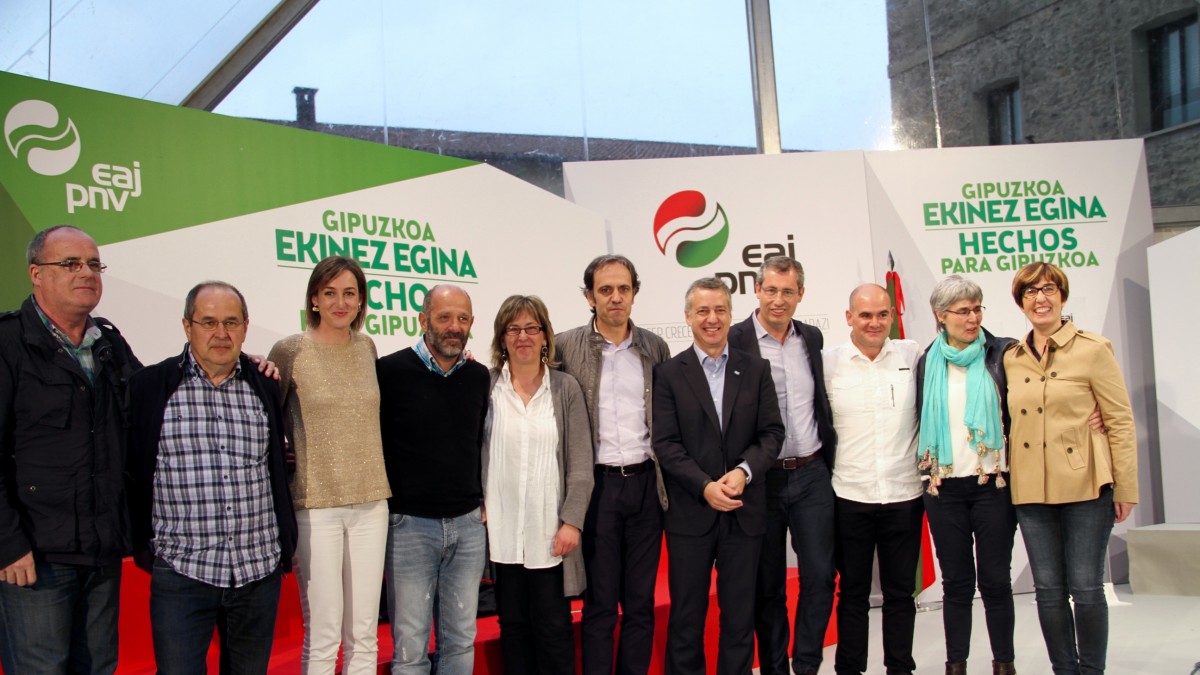 Mitin Bergara - Iñigo Urkullu, Joseba Egibar, Markel Olano,  Juanje Alberdi,