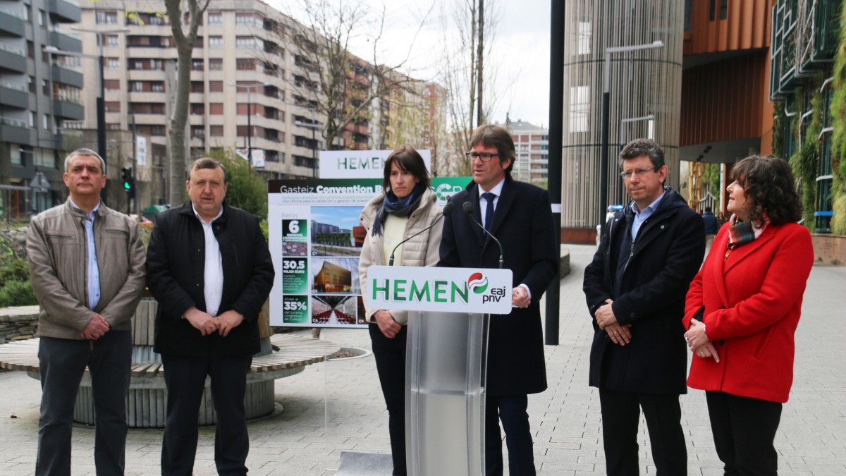 Gorka Urtaran se marca como objetivo que el Turismo aporte al PIB de Vitoria-Gasteiz más de 500 millones de euros al año 