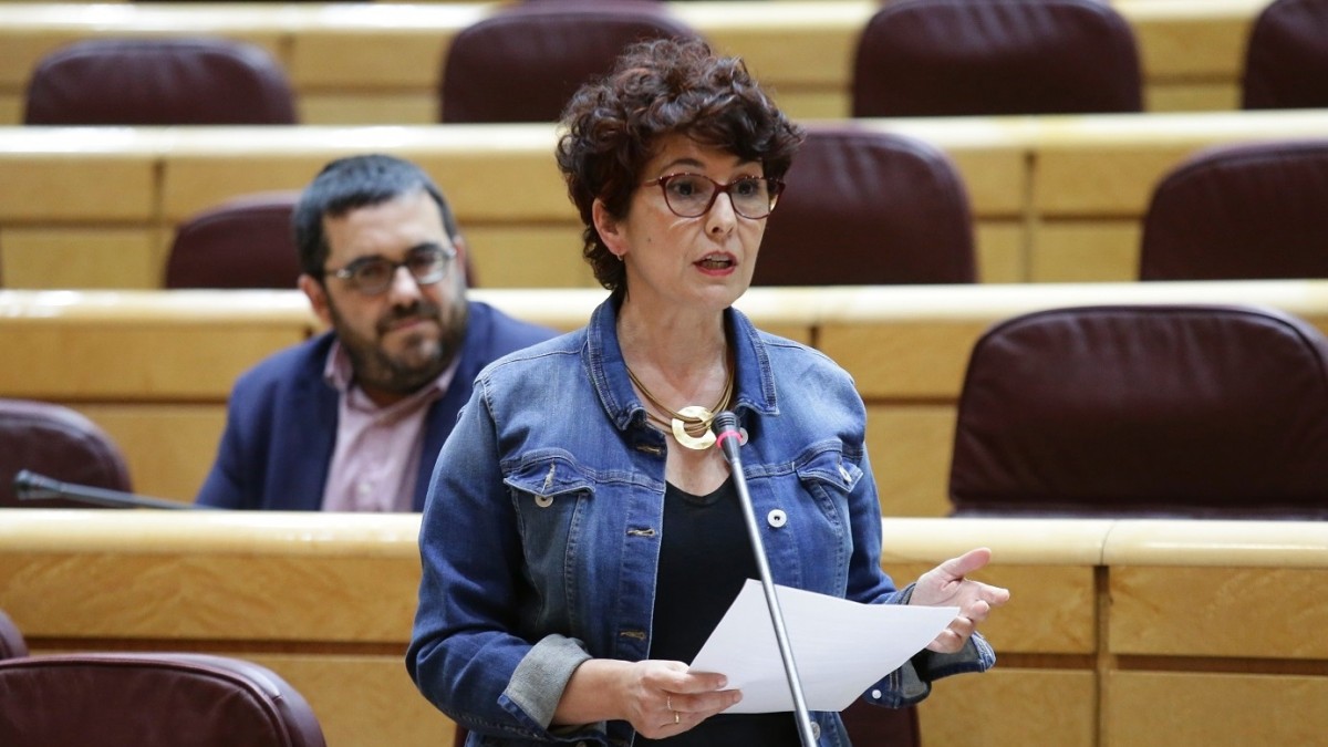 Maribel Vaquerok bidaiarien garraio publikoa bultzatzeko plan bat eskatu dio Gobernu zentralari, gizarte-kohesiorako ezinbesteko sektorea baita