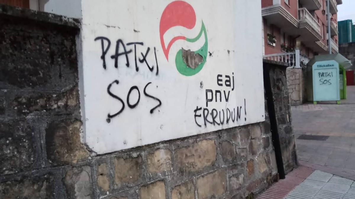 Burtzeña, Ermua, Zorroza eta Ugao-Miraballesko batzokien kontra egin diren azken erasoak txarretsi ditu BBBk 