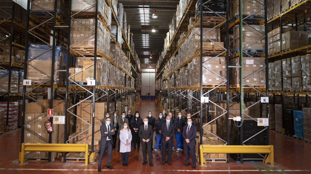Euskadi tiene garantizada una reserva estratégica del material para hacer frente al COVID19 hasta marzo de 2021 valorada en 80 millones de euros
