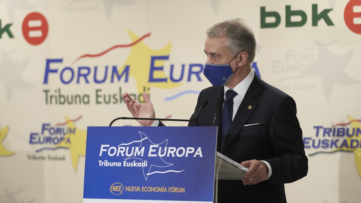 El Lehendakari Urkullu afirma que el proyecto de Presupuestos 2022 simboliza el punto de inflexión para el Relanzamiento económico y social de Euskadi