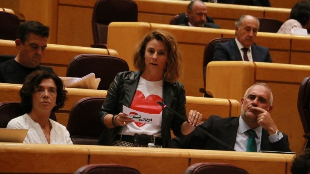 Almudena Otaolak itsas salbamenduaren transferentzia eta Euskadin Estatuaren presentzia poliziala murriztea eskatu dio Espainiako Gobernuari