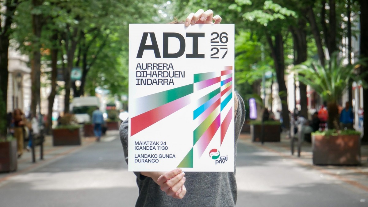 'Aurrera Diharduen Indarra', el lema bajo el que EAJ-PNV celebrará un gran mitin en Durango a un año de las elecciones municipales y forales