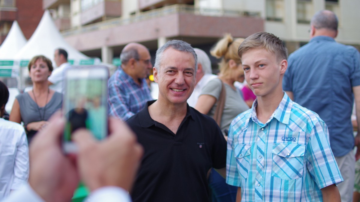 Acto político en Zarautz