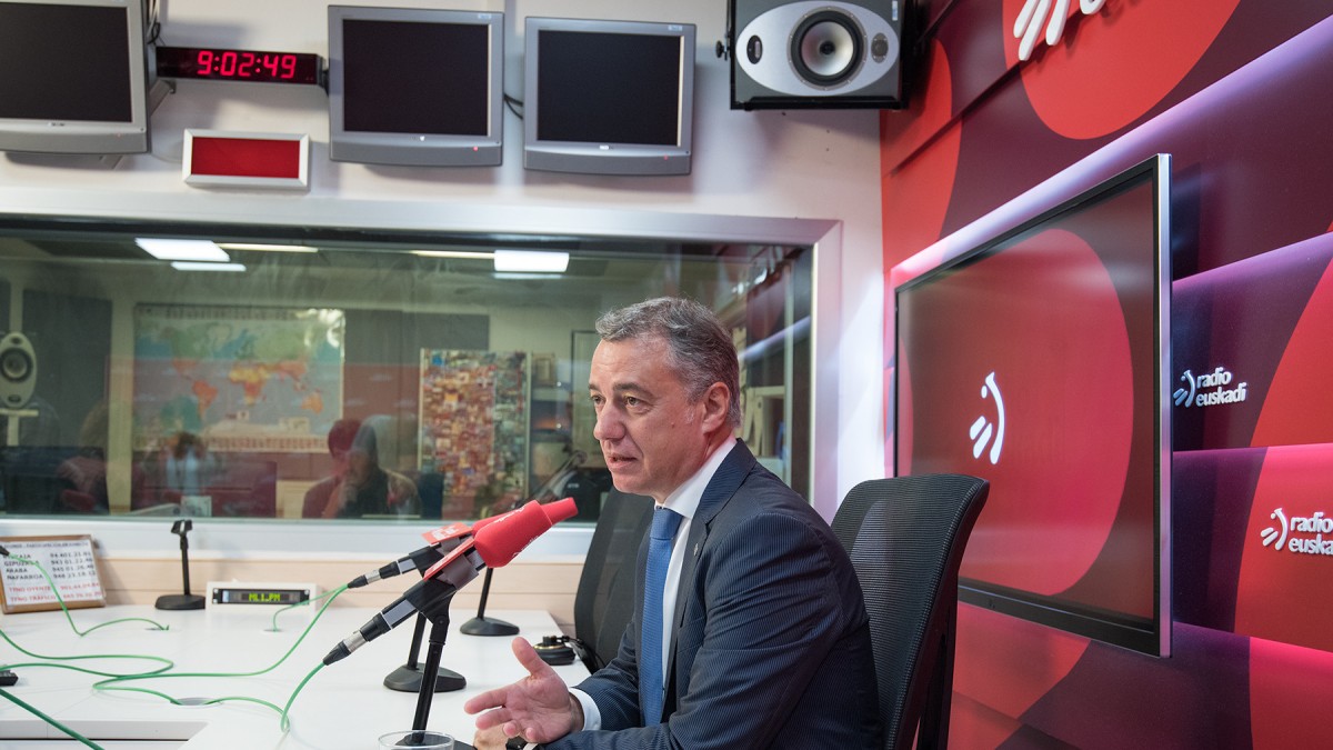 Lehendakari Urkullu: “El 1 de octubre puede ser una estación de inicio para reflexionar sobre el modelo de Estado”