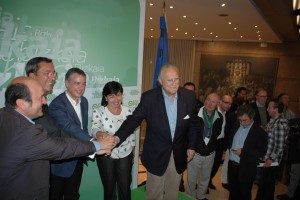 Noche electoral en Sabin Etxea