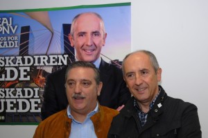 Josu Erkoreka inaugura la oficina electoral de Portugalete