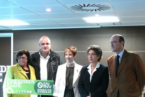 Arantxa Tapia. L Leanizbarrutia, J Agirretxea eta J Egibar Arrasaten