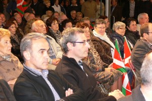 Iñigo Urkullu, Arantxa Tapia eta Joseba Egibar Eibarren