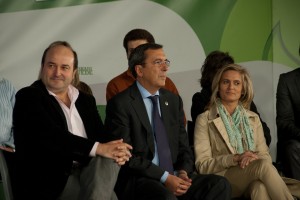 Josu Erkoreka, Iñigo Urkullu y resto de candidaturas en el mitin de Barakaldo