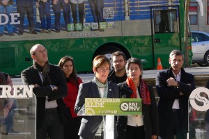 Arantxa Tapia, Joseba Agirretxea y Lorea Leanizbarrutia en Ordizia