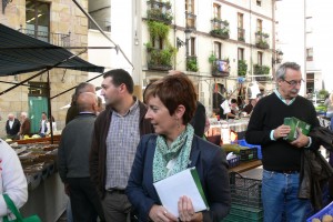 Arantxa Tapia, Joseba Agirretxea y Lorea Leanizbarrutia en Ordizia