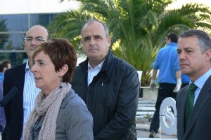Arantxa Tapia, Joseba Egibar eta Iñigo Urkullu Miramonen