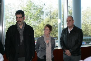 Arantxa Tapia, Joseba Egibar eta Iñigo Urkullu Miramonen