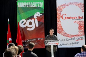 Euzko Gaztedi EGI-k eta Gazteok Bai-k Anaitasun Eguna