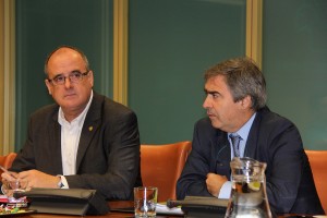 EAJ-PNV eta PSE-EEren arteko bilera Legebiltzarrean