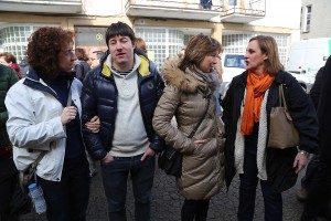 Itxaso Atutxa, Unai Rementeria eta Irene Pardo  Durangaldeako EAJ PNVren jendearekin Abadiñon