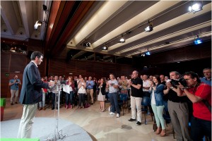 EAJ-PNV-k Markel Olano eta Eneko Goia aurkeztu ditu Diputatu Nagusirako eta Donostiako alkatetzarako