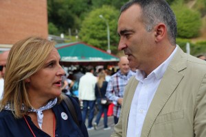 Itxaso Atutxa, Jose Luis Bilbao, Irene Pardo en Gangas de Zalla