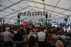 Basauriko mitina - Andoni Busquet Unai Rementeria Iñigo Urkullu Andoni Ortuzar