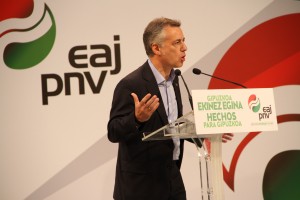 Bergarako mitina - Iñigo Urkullu, Joseba Egibar, Markel Olano,  Juanje Alberdi