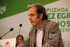 Bergarako mitina - Iñigo Urkullu, Joseba Egibar, Markel Olano,  Juanje Alberdi