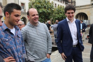 Gernika Lumoko mitina - Jose Mari Gorroño, Unai Rementeria, Andoni Ortuzar
