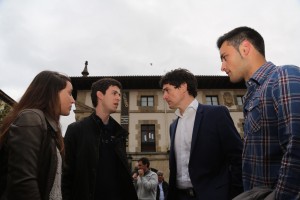 Gernika Lumoko mitina - Jose Mari Gorroño, Unai Rementeria, Andoni Ortuzar