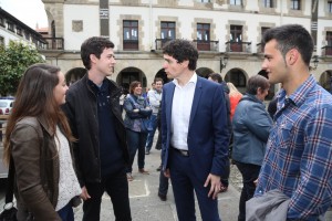 Gernika Lumoko mitina - Jose Mari Gorroño, Unai Rementeria, Andoni Ortuzar