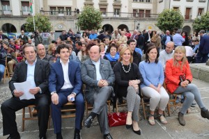 Gernika Lumoko mitina - Jose Mari Gorroño, Unai Rementeria, Andoni Ortuzar
