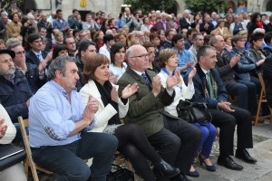 Gernika Lumoko mitina - Jose Mari Gorroño, Unai Rementeria, Andoni Ortuzar