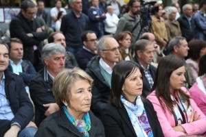 Gernika Lumoko mitina - Jose Mari Gorroño, Unai Rementeria, Andoni Ortuzar