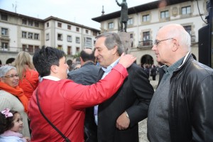 Gernika Lumoko mitina - Jose Mari Gorroño, Unai Rementeria, Andoni Ortuzar