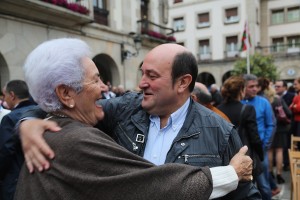 Gernika Lumoko mitina - Jose Mari Gorroño, Unai Rementeria, Andoni Ortuzar