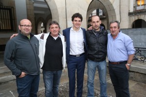 Gernika Lumoko mitina - Jose Mari Gorroño, Unai Rementeria, Andoni Ortuzar