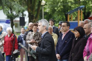 Unai Rementeria e Ibon Uribe en Galdakao