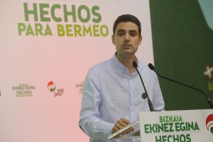Bermeoko mitina - Aritz Abaroa, Ana Otadui, Unai Rementeria