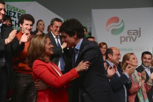 Mitin Barakaldo - Amaia del Campo, Unai Rementeria, Iñigo Urkullu, Andoni Ortuzar