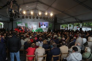 Mitin Barakaldo - Amaia del Campo, Unai Rementeria, Iñigo Urkullu, Andoni Ortuzar
