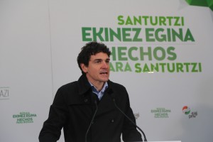 Santurtziko mitina - Aintzane Urkijo, Unai Rementeria, Itxaso Atutxa