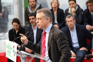 Donostiako mitina  - Eneko Goia, Markel Olano, Iñigo Urkullu, Andoni Ortuzar