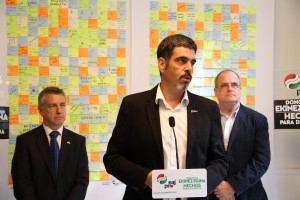 Urkullu: “Es la hora del cambio en Donostia y Gipuzkoa”