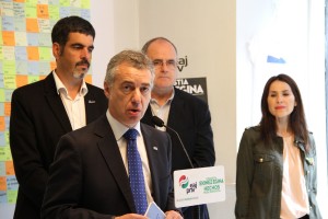 Urkullu: “Es la hora del cambio en Donostia y Gipuzkoa”