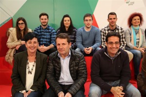 Mitina Getxon - Pedro Azpiazu, Iñigo Urkullu eta Andoni Ortuzar