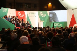 Mitina Getxon - Pedro Azpiazu, Iñigo Urkullu eta Andoni Ortuzar