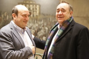 Bilera Andoni Ortuzar eta Alex Salmond