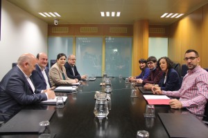 EAJ-PNV eta Podemos alderdien arteko autogobernuari buruzko bilera Legebilztarrean