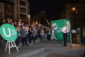 Kanpaina hasiera. EAEko Hauteskundeak. Vitoria-Gasteiz