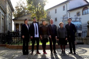 Iñigo Urkulluren senideak : Lucia Arieta-Araunabeña, Malen, Kerman, Karlos ta Ama